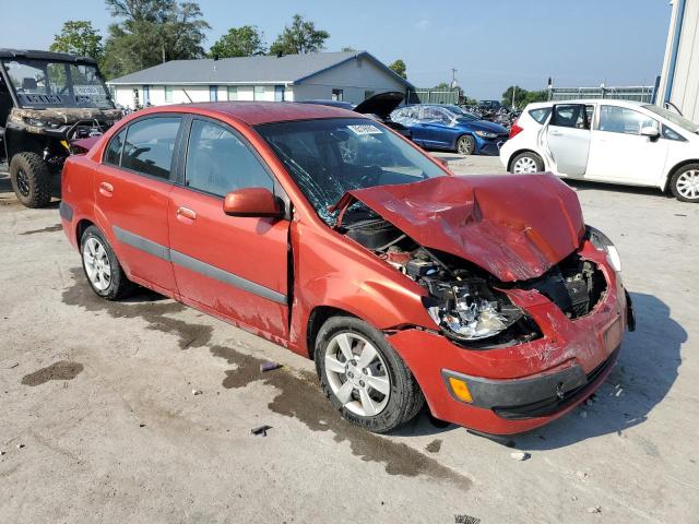 KNADE123176250884 - 2007 KIA RIO BASE RED photo 4