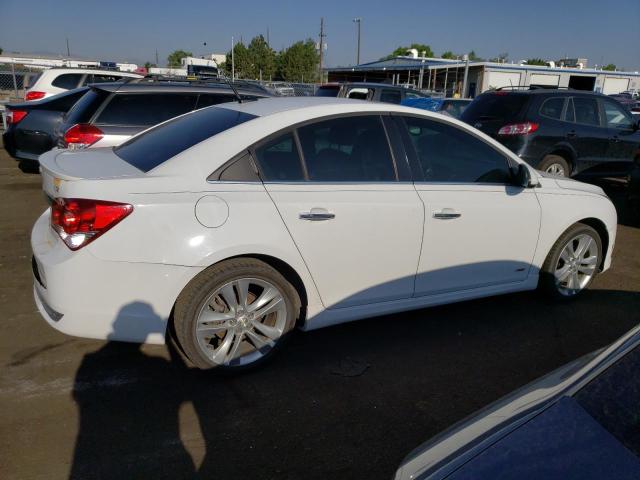 1G1PG5SB8E7210231 - 2014 CHEVROLET CRUZE LTZ WHITE photo 3