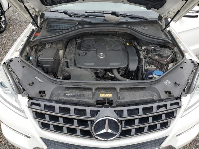 4JGDA5HB1FA450224 - 2015 MERCEDES-BENZ ML 350 4MATIC WHITE photo 12