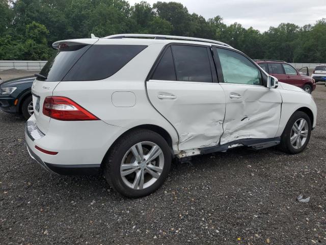 4JGDA5HB1FA450224 - 2015 MERCEDES-BENZ ML 350 4MATIC WHITE photo 3