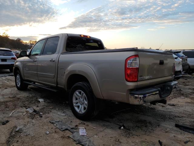 5TBET34186S546142 - 2006 TOYOTA TUNDRA DOUBLE CAB SR5 TAN photo 2