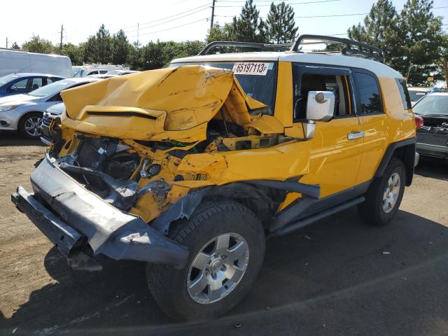 JTEBU11F670068072 - 2007 TOYOTA FJ CRUISER YELLOW photo 1