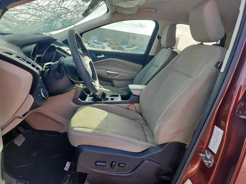 1FMCU0GD7JUB27652 - 2018 FORD ESCAPE SE BURGUNDY photo 7