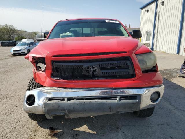 5TFRY5F12AX084926 - 2010 TOYOTA TUNDRA DOUBLE CAB SR5 RED photo 5