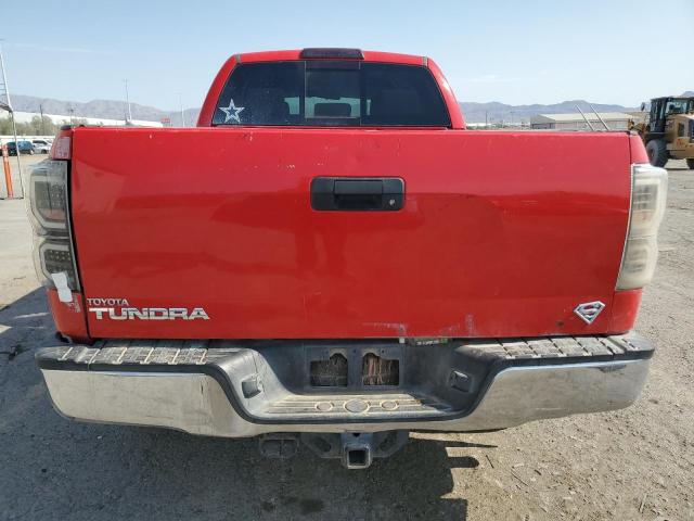 5TFRY5F12AX084926 - 2010 TOYOTA TUNDRA DOUBLE CAB SR5 RED photo 6