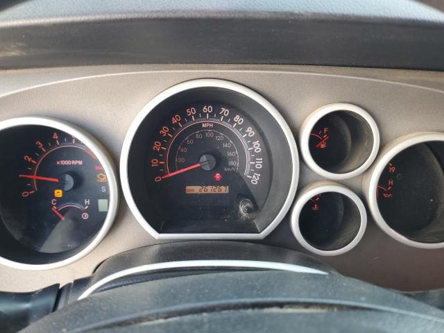 5TFRY5F12AX084926 - 2010 TOYOTA TUNDRA DOUBLE CAB SR5 RED photo 9