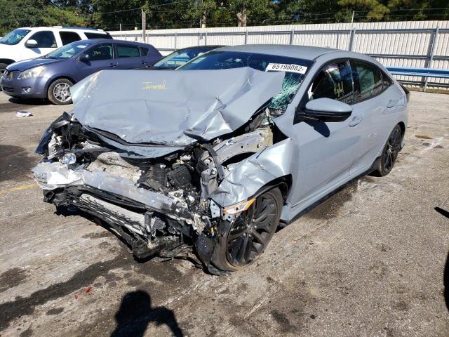 SHHFK7H47MU214915 - 2021 HONDA CIVIC SPORT GRAY photo 2