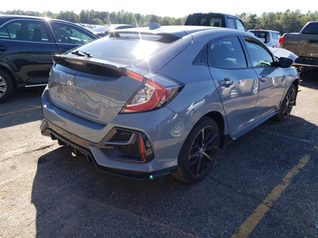 SHHFK7H47MU214915 - 2021 HONDA CIVIC SPORT GRAY photo 4