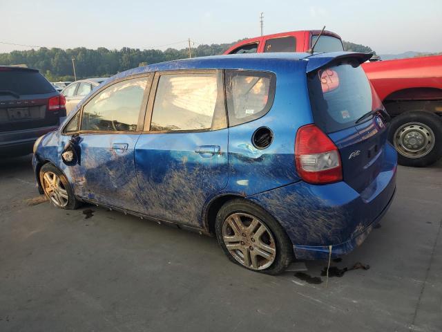 JHMGD38638S032825 - 2008 HONDA FIT SPORT BLUE photo 2