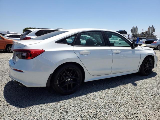 2HGFE2F57NH603137 - 2022 HONDA CIVIC SPORT WHITE photo 3