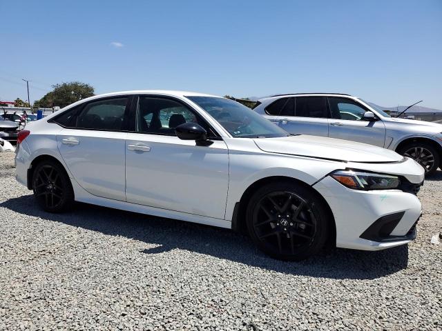 2HGFE2F57NH603137 - 2022 HONDA CIVIC SPORT WHITE photo 4