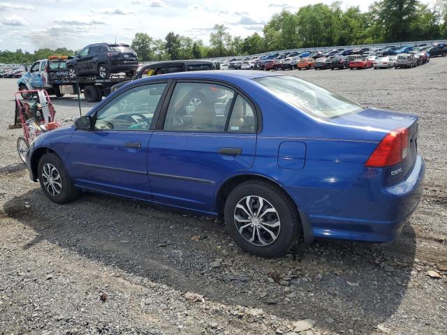 1HGES16385L000780 - 2005 HONDA CIVIC DX VP Mavi foto 2