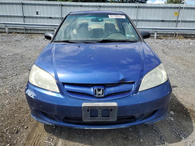 1HGES16385L000780 - 2005 HONDA CIVIC DX VP Mavi foto 5