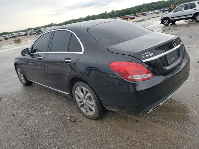WDDWF4KB5GR142788 - 2016 MERCEDES-BENZ C 300 4MATIC BLACK photo 2
