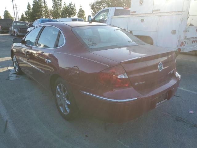 2G4WE567X51244422 - 2005 BUICK LACROSSE CXS BURGUNDY photo 3