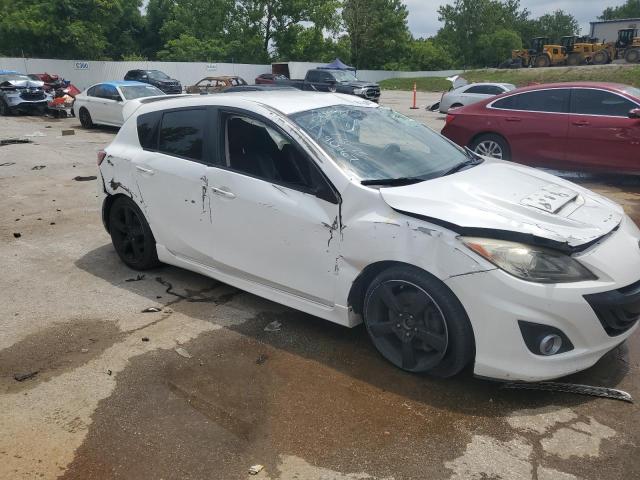 JM1BL1L49D1725746 - 2013 MAZDA SPEED 3 Білий фото 4