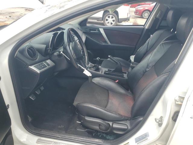 JM1BL1L49D1725746 - 2013 MAZDA SPEED 3 Білий фото 7