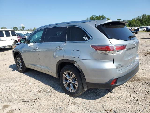 5TDJKRFH1FS188890 - 2015 TOYOTA HIGHLANDER XLE Gümüş foto 2