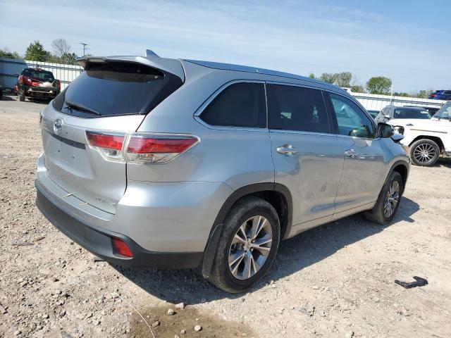 5TDJKRFH1FS188890 - 2015 TOYOTA HIGHLANDER XLE Gümüş foto 3