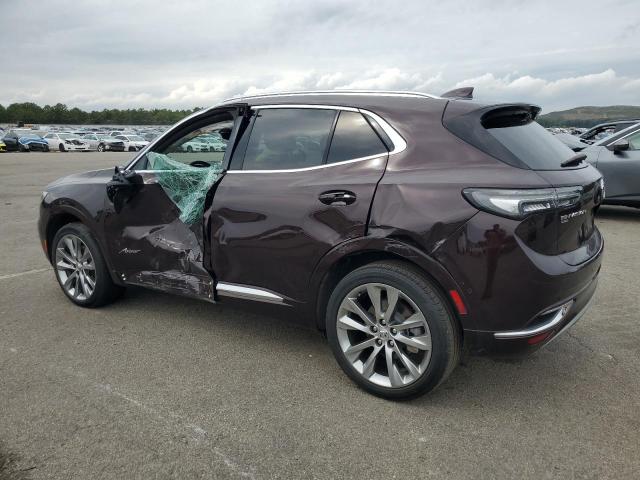 LRBFZSR4XND016545 - 2022 BUICK ENVISION AVENIR Púrpura foto 2