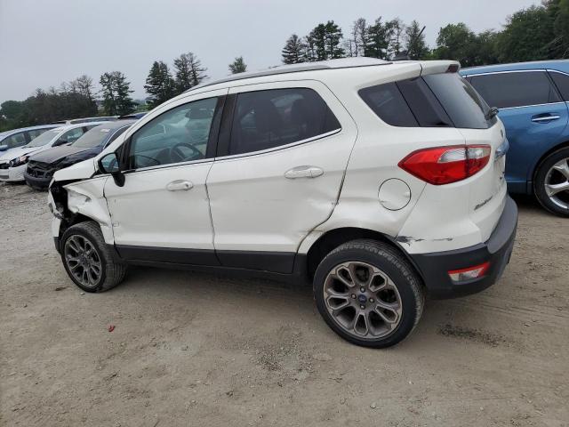 MAJ6P1WL7JC196487 - 2018 FORD ECOSPORT TITANIUM WHITE photo 2