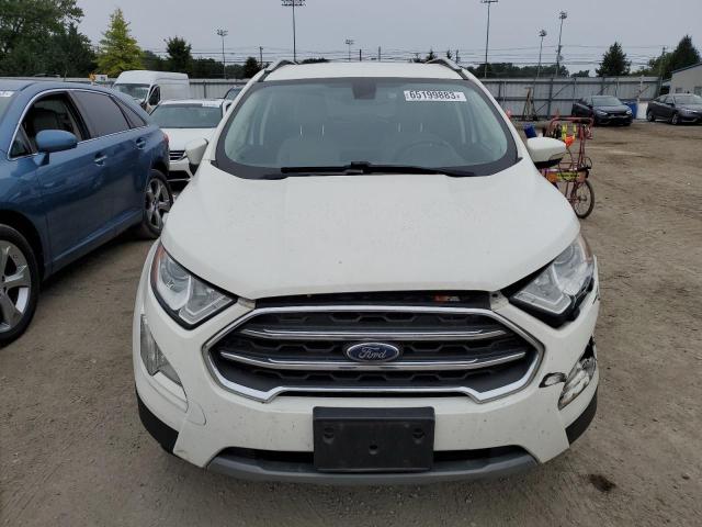 MAJ6P1WL7JC196487 - 2018 FORD ECOSPORT TITANIUM WHITE photo 5