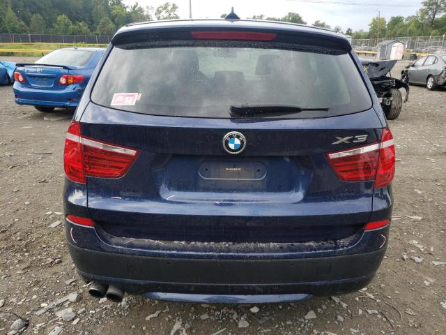 5UXWX7C55E0E78638 - 2014 BMW X3 XDRIVE35I BLUE photo 6