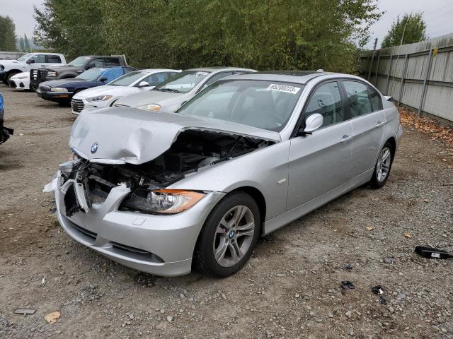 WBAVC93528K040117 - 2008 BMW 328 XI SILVER photo 1