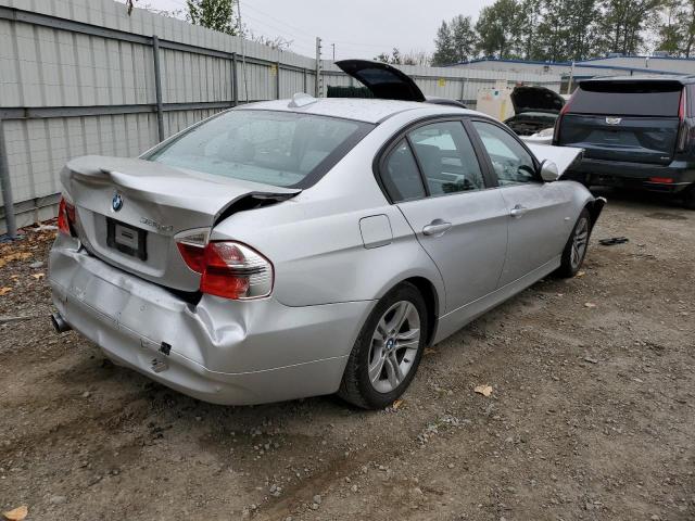 WBAVC93528K040117 - 2008 BMW 328 XI SILVER photo 3