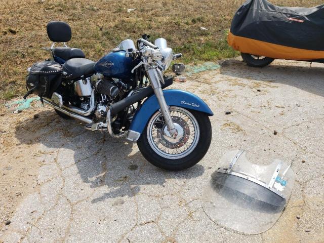 1HD1BWB176Y057764 - 2006 HARLEY-DAVIDSON FLSTCI BLUE photo 1