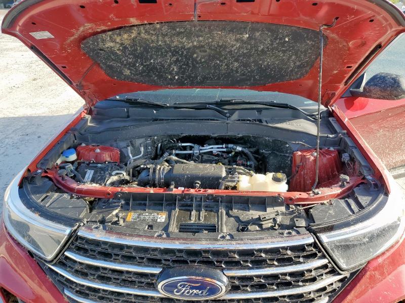 1FMSK7DH3MGA94962 - 2021 FORD EXPLORER XLT RED photo 11
