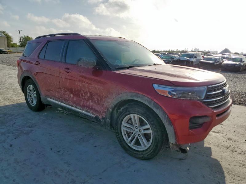 1FMSK7DH3MGA94962 - 2021 FORD EXPLORER XLT RED photo 4