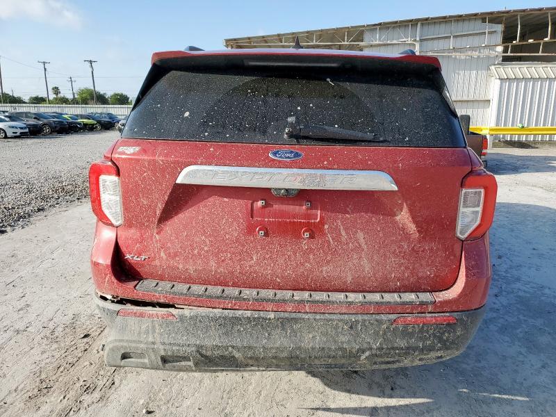 1FMSK7DH3MGA94962 - 2021 FORD EXPLORER XLT RED photo 6