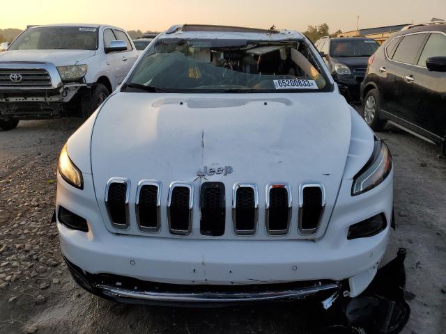 1C4PJMDS1GW115602 - 2016 JEEP CHEROKEE LIMITED WHITE photo 5