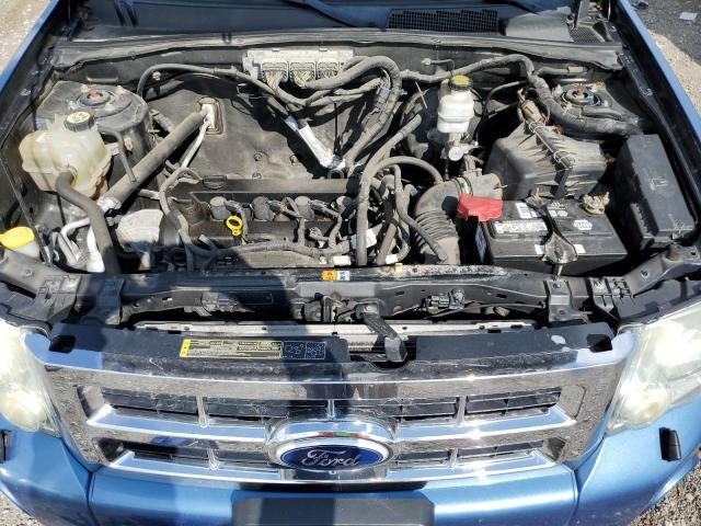 1FMCU0D7XAKD26477 - 2010 FORD ESCAPE XLT BLUE photo 12