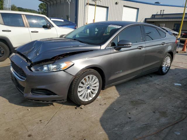 3FA6P0LU1ER219227 - 2014 FORD FUSION SE HYBRID GRAY photo 1