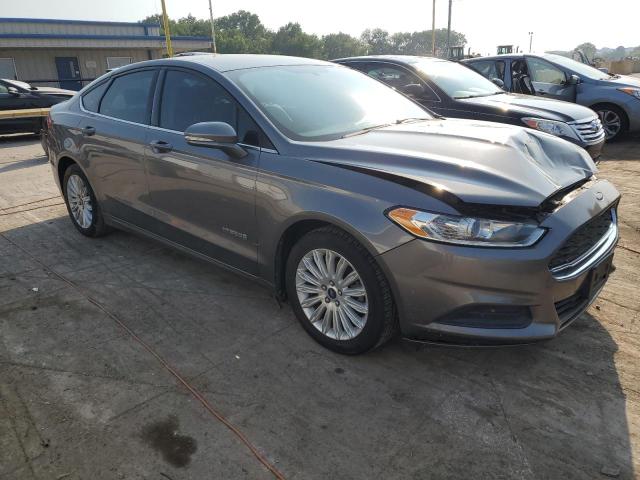 3FA6P0LU1ER219227 - 2014 FORD FUSION SE HYBRID GRAY photo 4