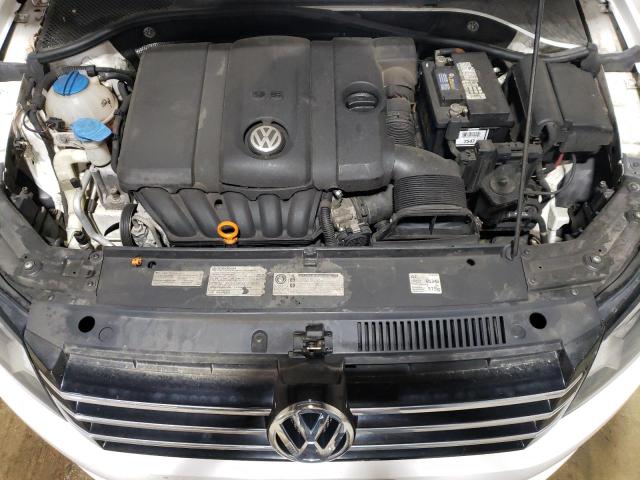 1VWBH7A35CC097098 - 2012 VOLKSWAGEN PASSAT SE Blanc photo 11