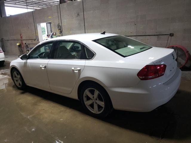 1VWBH7A35CC097098 - 2012 VOLKSWAGEN PASSAT SE Blanc photo 2
