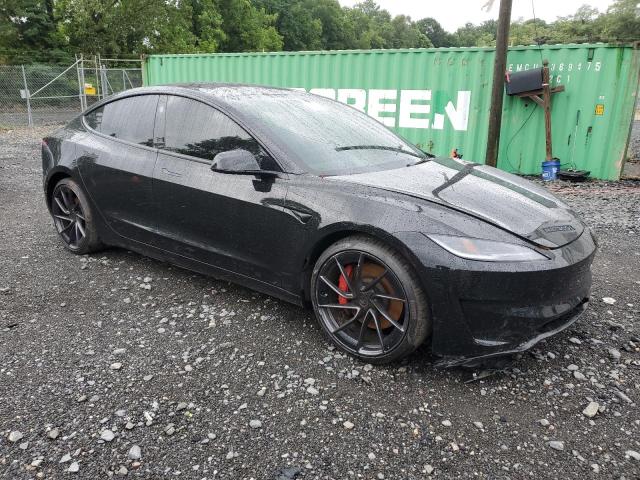 5YJ3E1ET9RF826030 - 2024 TESLA MODEL 3 أسود صورة 4
