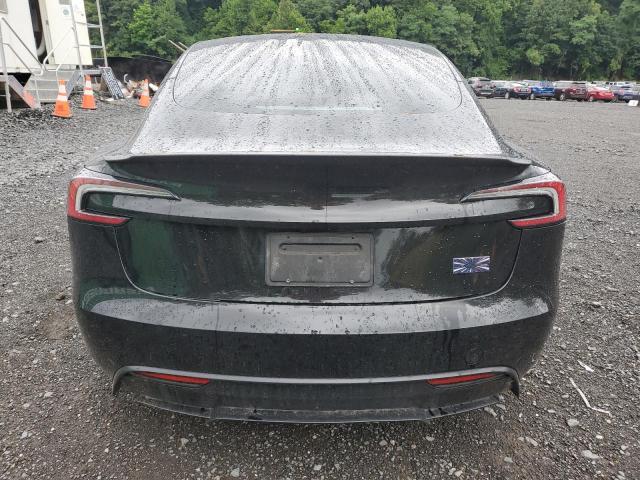 5YJ3E1ET9RF826030 - 2024 TESLA MODEL 3 أسود صورة 6