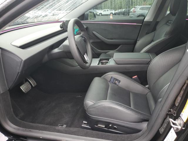 5YJ3E1ET9RF826030 - 2024 TESLA MODEL 3 أسود صورة 7