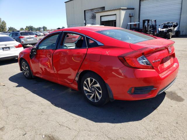 2HGFC2F77GH562776 - 2016 HONDA CIVIC EX RED photo 2