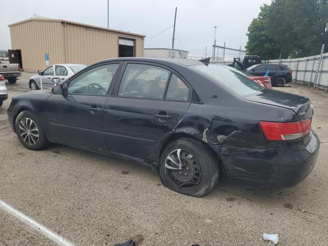 5NPET46C79H552200 - 2009 HYUNDAI SONATA GLS BLACK photo 2