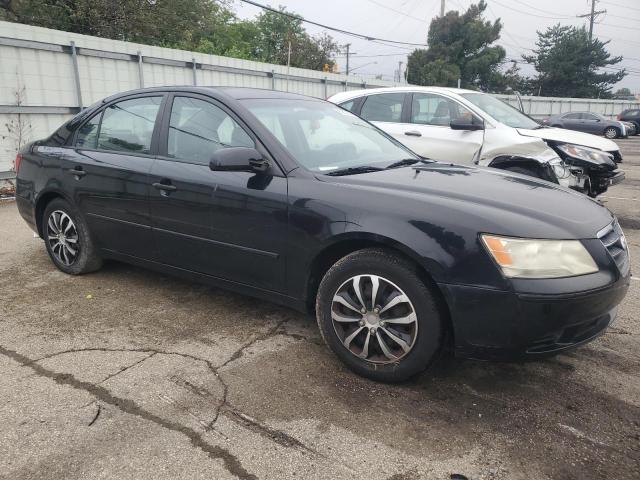 5NPET46C79H552200 - 2009 HYUNDAI SONATA GLS BLACK photo 4