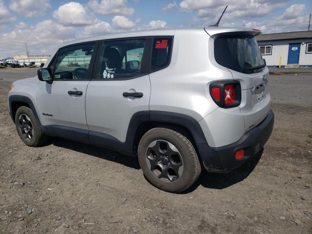 ZACCJAAH6FPC12442 - 2015 JEEP RENEGADE SPORT SILVER photo 2