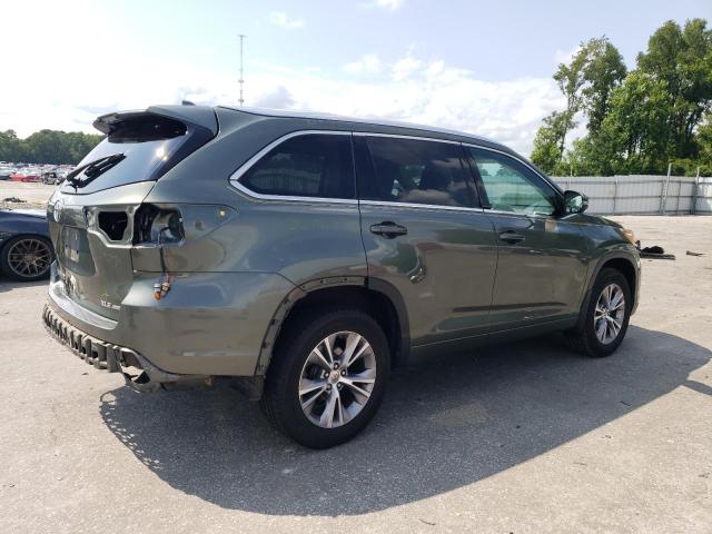 5TDJKRFHXFS208960 - 2015 TOYOTA HIGHLANDER XLE Yaşıl foto 3
