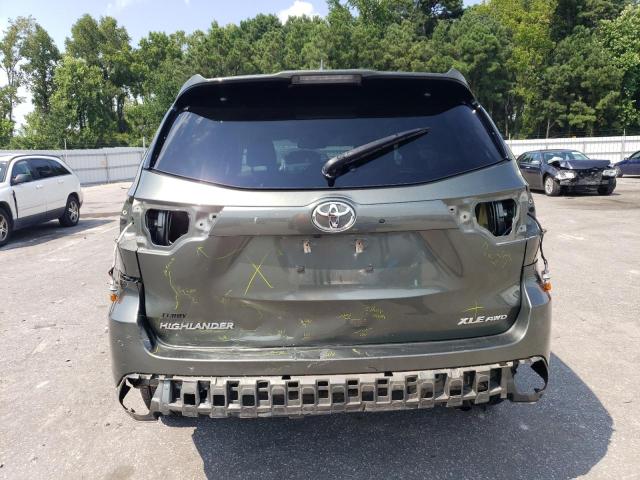 5TDJKRFHXFS208960 - 2015 TOYOTA HIGHLANDER XLE Yaşıl foto 6
