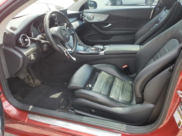 WDDWJ4KB2HF335725 - 2017 MERCEDES-BENZ C 300 4MATIC RED photo 7