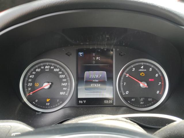 WDDWJ4KB2HF335725 - 2017 MERCEDES-BENZ C 300 4MATIC RED photo 9